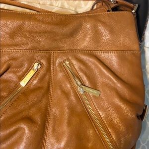 Michael Kors brown leather hobo